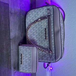 Michael Kors Cross body with Matching Wallet